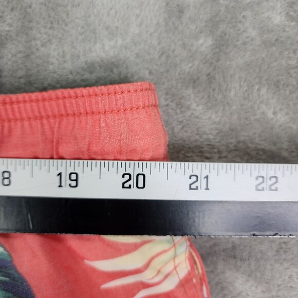 Mens Coral Goodfellow & Co Tropical Hawaiian Floral Swim Trunks Shorts Size XL - Picture 9 of 12